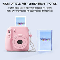 3-Pack Acrylic Mini Photo Frame Double-Sided Magnetic for Polaroid Instax Film