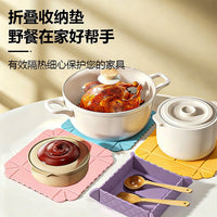 Magnetic Silicone Placemat Heat Resistant Waterproof Non-Slip Table Mat