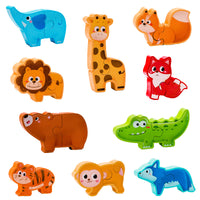 3D Wooden Stacking Block Puzzle for Toddlers, Educational Toy for Early Development