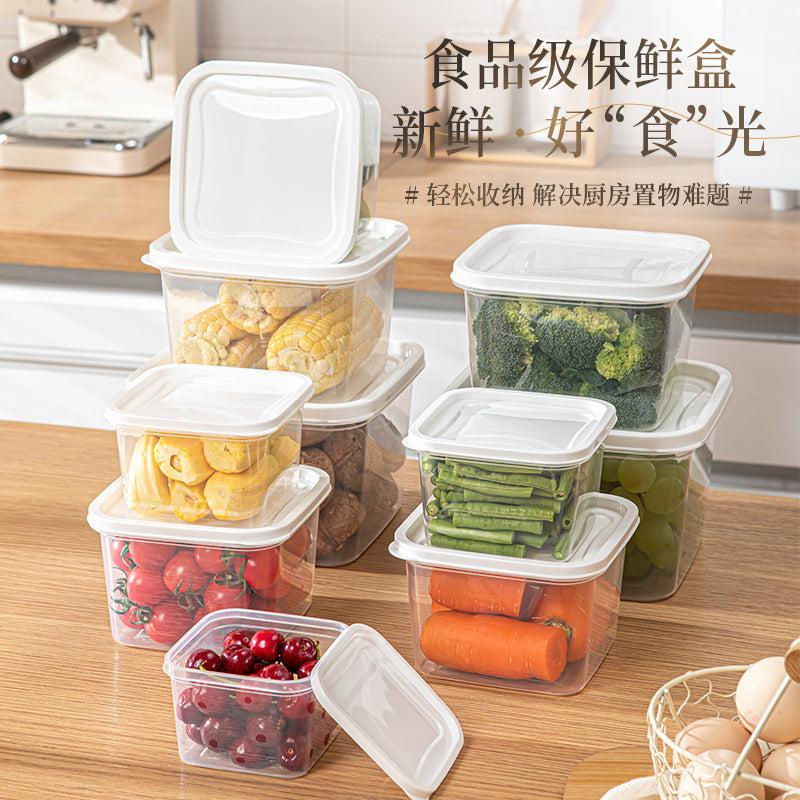 5-Piece Refrigerator Food Storage Containers Set with Lids for Fruits and Vegetables