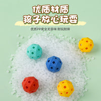 Versatile 3D Beaded Building Blocks for Kids - Geometric DIY Assembly Large Particle Educational Toy