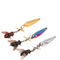 Fly Fishing Lure Set with Rotating Propeller, Soft Baits, and Casting Aid for Micro Fishing