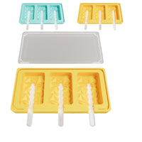 Food-Grade Silicone Ice Cream & Popsicle Molds for Kids, DIY Home Set