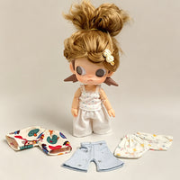 Zsiga 1/8 Scale 20cm Doll Wide-Leg Pants Collection for Gakko Sister Dolls