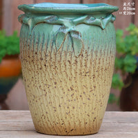 Handmade Terracotta Large Caliber Planter for Succulents and Green Plants