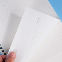 Refillable Loose Leaf Notebook Paper A4/B5/A5, 100g, 20/26/30-Hole Punched Inserts for Students