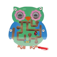 Kids Wooden Magnetic Maze Puzzle Game for Early Education and Focus Training