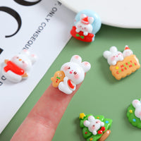 Christmas DIY Resin Charms for Hair Clips, Phone Cases, and Crafting