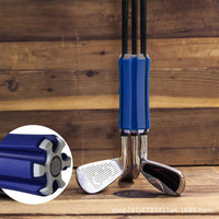 Golf Club Storage Rack Swing Practice Set with Ball Tee Clip