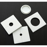 Wall Hole Cover Plate for Pipes and Wires, Decorative Pipe Collar for AC, Gas, Heating, and Drain Pipes