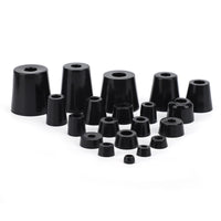 Rubber Machine Foot Pads, Conical Anti-Vibration Leveling Feet with Stainless Steel Insert