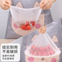 Disposable Food Grade Plastic Wrap Covers for Bowls and Plates, Refrigerator Food Storage