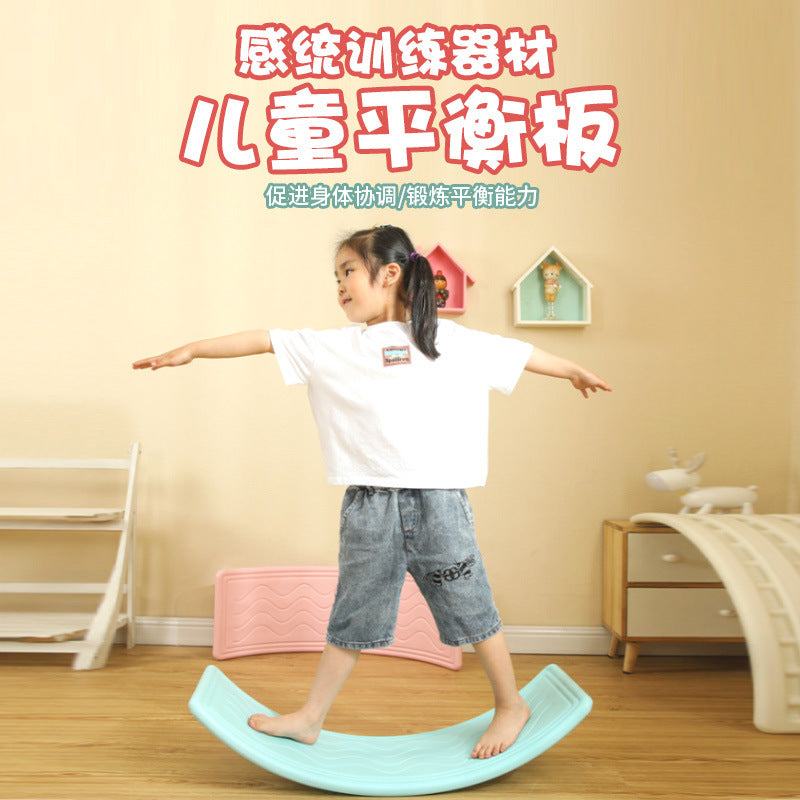 Kids Indoor Balance Board Seesaw Sensory Training Toy