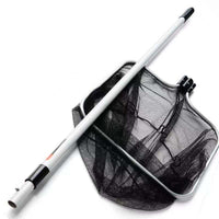 28mm Aluminum Alloy Fishing Landing Net with Thickened Pole for Aquarium and Pond