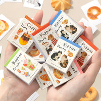 Xinmo Sweet Cookie Pet Sticker Book for Journals and Scrapbooking