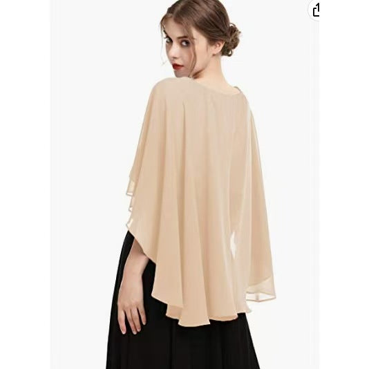 Loose Breathable Sun Protection Chiffon Poncho