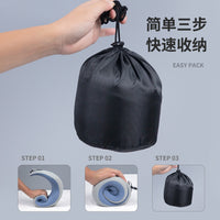 Portable U-Shaped Travel Neck Pillow for Car & High-Speed Rail, Detachable & Adjustable