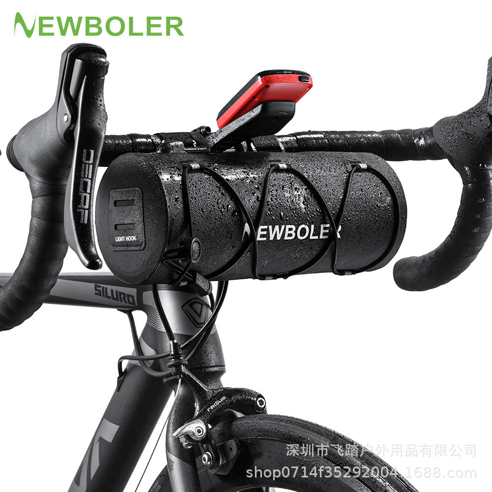 NEWBOLER Waterproof Bicycle Handlebar Bag, Large Capacity Front Frame Bag for Road & Mountain Bikes