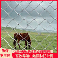 Galvanized Chain Link Fence for Poultry & Livestock Enclosures, Farm & Orchard Protection