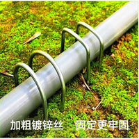 Galvanized Steel Drip Irrigation U-Stakes for Micro-Spray and Drip Tape
