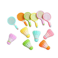 Cute Badminton Racket & Shuttlecock Hair Clips for Women, Side Bangs and Broken Hair Duckbill Clips