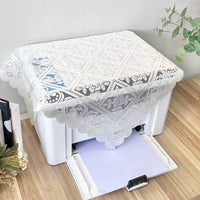 Lace Dust Cover for Home Appliances and Office Equipment