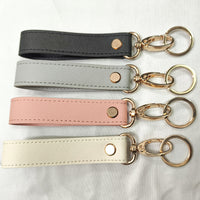 PU Leather Keychain Bag Charm Car Key Holder Gift