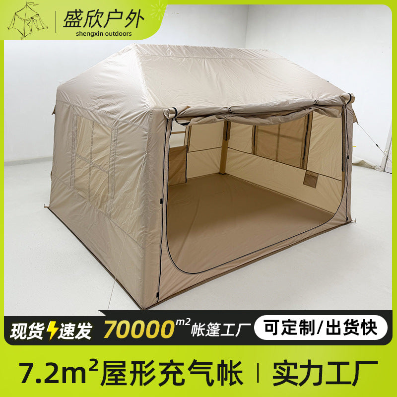Inflatable Pop-Up Camping Tent Automatic Waterproof Mosquito-Proof for Outdoor Travel