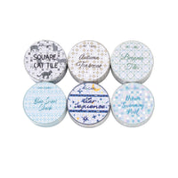 Momo Hot Silver Washi Tape - Colorful Brick Collection for Journaling and Decoration