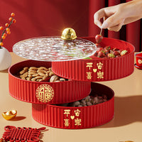 Multi-tier Snack and Candy Organizer for Living Room Coffee Table