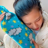 Vintage Twill Hot Water Bottle for Home Use, Foot Warmer, 2L Capacity