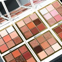 nnuedwe 9-Color Eyeshadow Palette Matte Shimmer Earth Tones