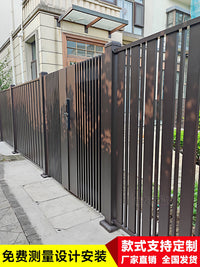 Aluminum Alloy Villa Garden Fence Outdoor Wall Gate