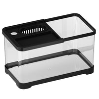 Desktop Ecological Aquarium Fish Tank for Home Office, High Transparency Landscape Stream Tank