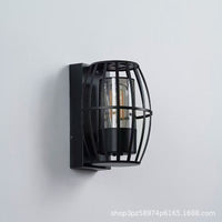 New Chinese Style E27 Wall Lamp Modern Minimalist Retro Outdoor Villa Hotel Sconce