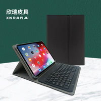 Magnetic Bluetooth Keyboard Case for iPad Tablets with Stand and Anti-Slip Hooks