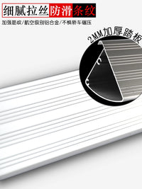 Guli Aluminum Alloy Folding Ladder with Non-slip Stainless Steel Steps for Home Use