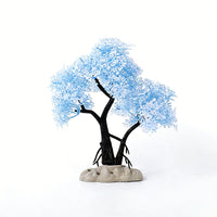 Artificial Snowflake Pink Welcome Pine Bonsai for Aquarium Decoration