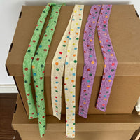 Versatile Polka Dot Hair Scarf Headband for Women - Long Ribbon Style