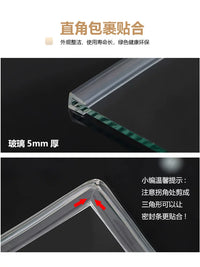 Clear U-Shaped Edge Trim for Glass Tables, Chairs, Wood, and Steel Panels - Anti-Collision, Anti-Cut, Dustproof, Non-Slip Rubber Seal Strip