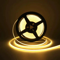 Ultra-Thin COB LED Strip Light 12V/24V, 3mm/5mm Self-Adhesive Flexible Tape, Flicker-Free Linear Lighting
