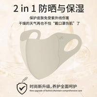 Summer UV Protection Cooling Face Mask with Collagen for Eye Corner Protection