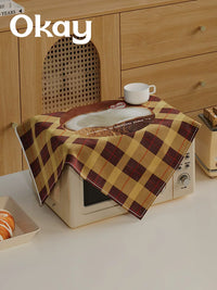 Coconut Pattern Microwave Oven Dust Cover for Air Fryer and Small Appliances