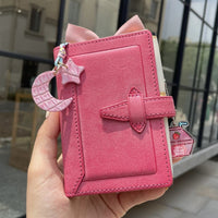 M5 Pink Leather Planner Notebook with Loose-Leaf Pages