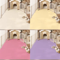 Solid Color PVC Pet Feeding Mat, Wipeable & Washable, Non-Slip & Wear-Resistant