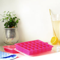 Summer Ice Cube Tray Silicone 15/24 Grids Multi-color Ice Mold for Home Kitchen Tools