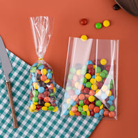 Clear OPP Flat Bags with Twist Ties for Bakery & Candy Packaging