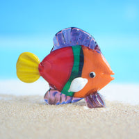 Handmade Glass Ocean Aquarium Cartoon Fish Shrimp Turtle Tank Decoration Micro Landscape Ornament