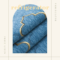Refrigerator Dust Cover Top Towel for Single/Double Door Fridges and Washing Machines, Breathable and Sunscreen