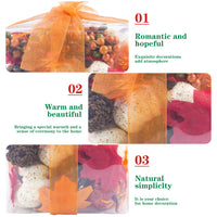 Autumn Harvest Maple Leaf Pumpkin Pinecone Wheat Sheaf Outdoor Decor Gift Box